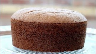 Basic Chocolate Sponge Cake l Best Sponge For Birthday Cake [upl. by Saihttam182]