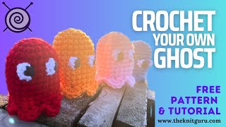 Crochet Ghost  Free Pattern and Tutorial [upl. by Rimat73]