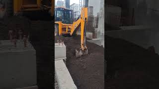 Excavation backfilling soil hardsoil hardwork vlog shortsvideo jcb viralreels shortsvideo [upl. by Alleacim]