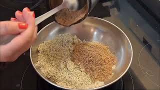 flaxseed and pumpkin seed’s recipe healthyfood weightlossrecipe femalehormonebalancing recipe [upl. by Lorri942]