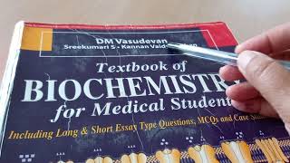 Biochemistry Viva questions with answers book Vasudevan mcq Textbook MBBS review [upl. by Standish]