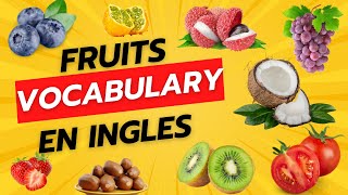 100 Fruits Vocabulary Words for Kids in English with Images [upl. by Drawoh]