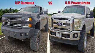 L5P Duramax vs 67L Powerstroke [upl. by Damal]