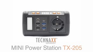 Technaxx MINI Power Station TX205 English [upl. by Leunad379]