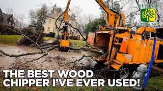 The CRAZIEST Wood Chipper Ive Ever Used [upl. by Ahilam]