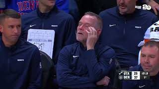 Michael Malone exasperated by DeAndre Jordan turnover [upl. by Kallista180]