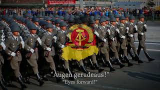 quotAugen Geradeausquot  East German Soldier Song High Quality [upl. by Antonino]