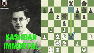 Siêu Phẩm Thí Quân Cực Độc Chiếu Hết Bằng 2 Mã  Ván Cờ Bất Tử Của Kashdan  TungJohn Playing Chess [upl. by Blau764]