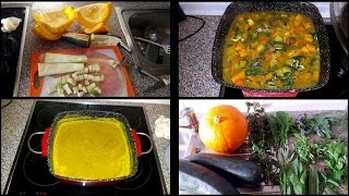 Kürbis Suppe kochen  Hokkaido  Kräuter  Gemüse aus Garten  Natur [upl. by Fonda]