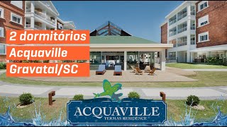 Apartamento com água termal Acquaville em Termas do GravatalSC 2 dormitórios sendo 1 suíte [upl. by Ehr180]