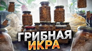 Грибная икра Готовим грибную икру от а до я Самый вкусный деликатес Супер рецепт Обалденно [upl. by Aynat]