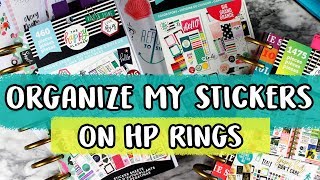 How I Organize My Happy Planner Sticker Books [upl. by Amadeo]