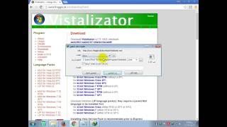 تغير لغة pc من vistalizator windos7 [upl. by Nannah313]