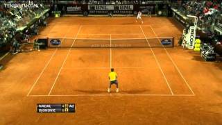 Djokovic Tops Nadal In Rome Final Highlights [upl. by Lon]