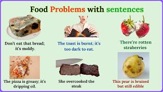 Lesson 166 Super Common English Words for Food Issues  Examples  Improve Your Vocabulary [upl. by Hort30]