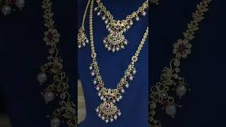 Combo neck set jewellery trending ytshortonlineshoppingnew bookfast 9063080949wtsapp 1499fs [upl. by Yreffej150]