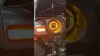 Mahindra Thar with Wrangler Lights Hummer roof light and Roof Carrier custom made automobile thar [upl. by Borden]