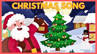 Christmas Song  Nursery Rhyme for Kids  Christmas Music  Merry Christmas Song [upl. by Amitaf]