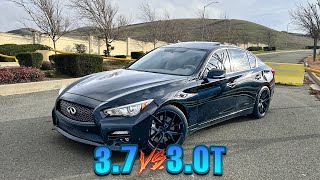 Q50 2015 37 0 to 60 sports mode fast [upl. by Aliuqaj]