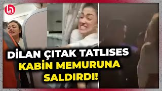 İbrahim Tatlısesin kızı Dilan Çıtak kabin memuruna saldırdı Uçakta kedi kavgası karakolda bitti [upl. by Alena]