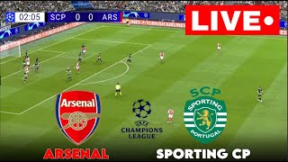 🔴LIVE Arsenal vs Sporting CP I Champions League 2024  Match Streaming [upl. by Asiuqram201]