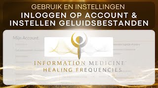 Inloggen amp instellen geluidsbestanden met een account [upl. by Ociram]