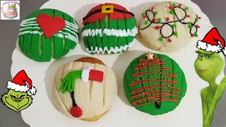 Cómo decorar conchas navideñas  cómo hacer conchas navideñas conchas decoradas del Grinch [upl. by Uird210]