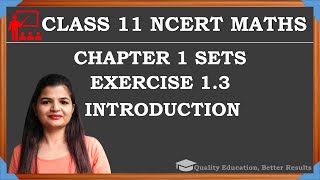 Class 11 Sets Ex 13 Introduction Important NCERT Maths  Chapter 1 Class 11 Maths  NCERT Maths [upl. by Enom357]