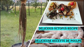 DELICIEUSE RECETTE DE POULPE 😎 ASMR 😎 4K Video [upl. by Ettenyar]