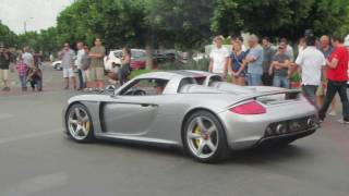 Porsche Carrera GT Stalls in front of 100 People [upl. by Gunter]