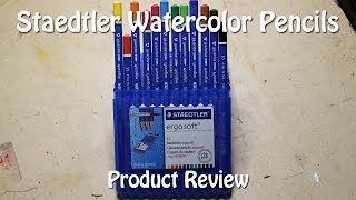 Staedtler Ergosoft Aquarelle Pencils  Product Review [upl. by Bible]