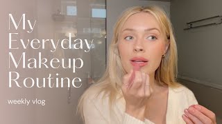 My Everyday Makeup Routine  Weekly Vlog  Cassie Randolph [upl. by Libyc]