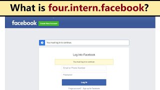 fourinternfacebookcom  is it scam or legit FBservice My review [upl. by Cowie349]