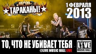 Тараканы — То что не убивает тебя  «Live Music Hall» live 01022013 [upl. by Dajma]