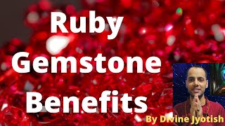 Ruby Stone BenefitsRuby Gemstone Benefits Benefits Of Wearing Ruby Stone I How To Wear Ruby Stone [upl. by Hart]