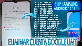 FRP BYPASS SAMSUNG A01 A02s A05s A11 A23 A42 A52 A71 NOTE 10 20 S20 21 22 23 24 QUITAR CUENTA GOOGLE [upl. by Hootman]