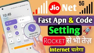 New APN Settings jio 2024  Jio Network Problem Solution 110 Jio Slow Internet 🚀 Speed Problem Fix [upl. by Akimed787]