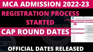 MCA Registration Process 2022  MCA Admission Process Started 2022 [upl. by Rinaldo]