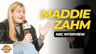 MADDIE ZAHM TAKES ABC INTERVIEW AVOCADOS ZOMBIES AND GHOSTS  MUCHMUSIC [upl. by Adnahsam]