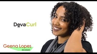 DevaCurl Wave Maker Review  Tutorial  Geena Lopes [upl. by Trebliw851]