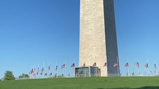 WASHINGTON MONUMENT WASHINGTON DC traveldiaries [upl. by Assilram]