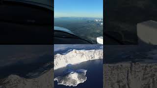 Ever Seen Crater Lake Like THIS Winter Wonderland From Above ❄️ [upl. by Jadwiga]