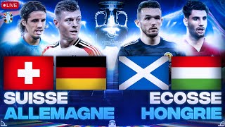 🔴🇨🇭🇩🇪 SUISSE  ALLEMAGNE  🏴󠁧󠁢󠁳󠁣󠁴󠁿🇭🇺 ECOSSE  HONGRIE LIVE  FINALE GROUPE A  EURO 2024 LIVE [upl. by Ahsiled924]