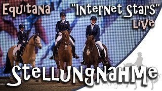 Stellungnahme zu unserem Auftritt auf der Equitana quotInternet Stars livequot [upl. by Douglas]