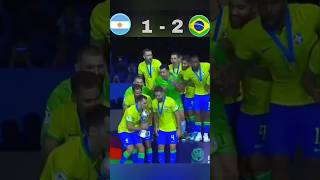 Brazil Stuns Argentina Thrilling Victory in FIFA Futsal World Cup Final  Unforgettable Matchquot🔥🔥 [upl. by Adierf]