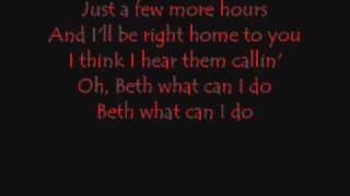 Beth Lyrics [upl. by Laleb949]