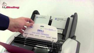 GBC ProClick Pronto P3000 Binding Machine With Punch Demo [upl. by Nalyad374]