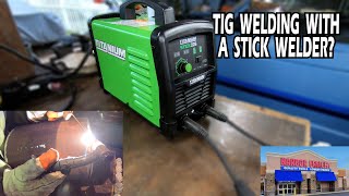 Best Budget Brand Welder  Harbor Freight Titanium Stick 225 Review [upl. by Maltz]