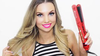 How To Curl Hair With a Straightener [upl. by Miculek852]