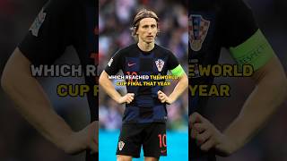 Modrić Ends MessiRonaldo Ballon dOr Streak in 2018 shorts footballshorts [upl. by Nelyahs458]